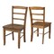 International Concepts Set of 2 Madrid Ladderback Chairs, Pecan C59-2P - alternate 9